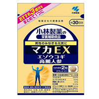 小林制药 补肾健脾 高丽人参配合玛卡EX 60粒 6.3折 1636日元（约82元）