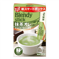 MAXIM AGF blendy stick系列 宇治抹茶 抹茶欧蕾 7支*6盒  1219円约人民币71元