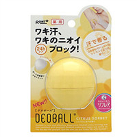 ROHTO 乐敦 DEOBALL 走珠止汗膏 柑橘香 15g 571円约人民币33元